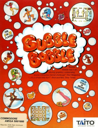Bubble Bobble Amiga US box art